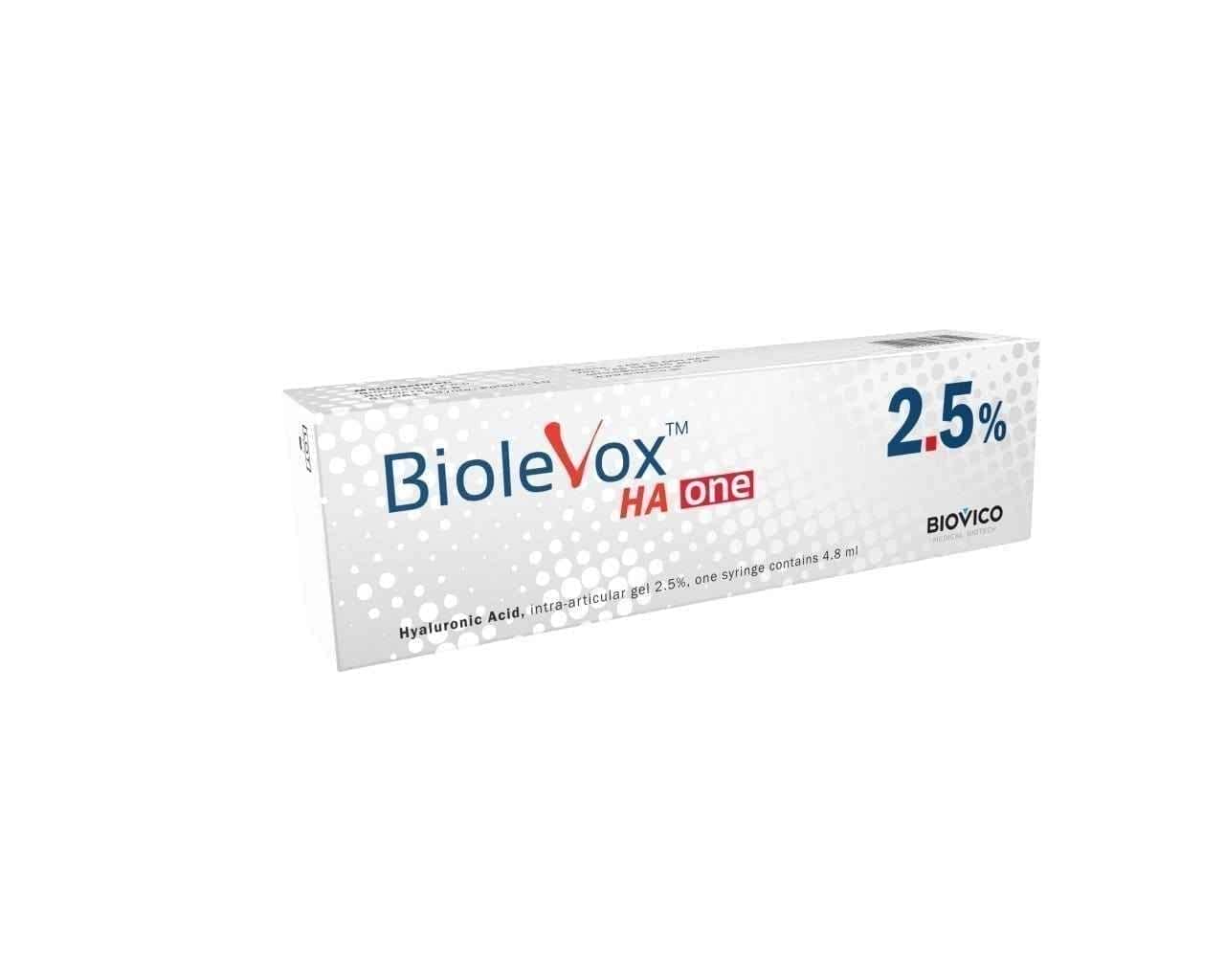 Biolevox Ha One 2.5% intra-articular gel 4.8 ml pre-filled syringe UK