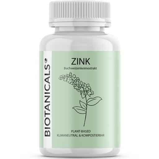 BIOTANICALS zinc capsules 120 pcs Zinc, copper and manganese UK