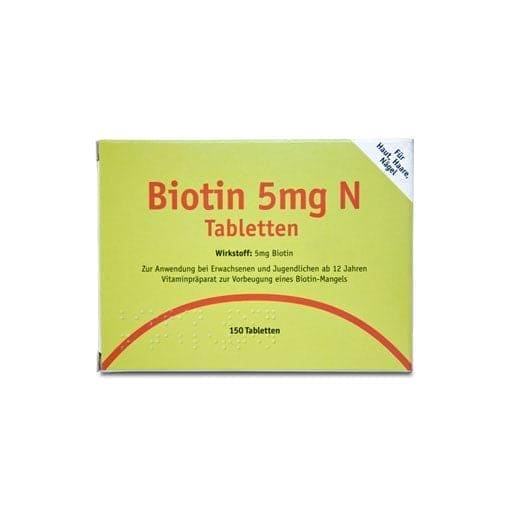 BIOTIN 5 mg N tablets - UKDorf 