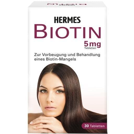 Biotin supplement, biotin benefits, BIOTIN HERMES 5 mg tablets - UKDorf 
