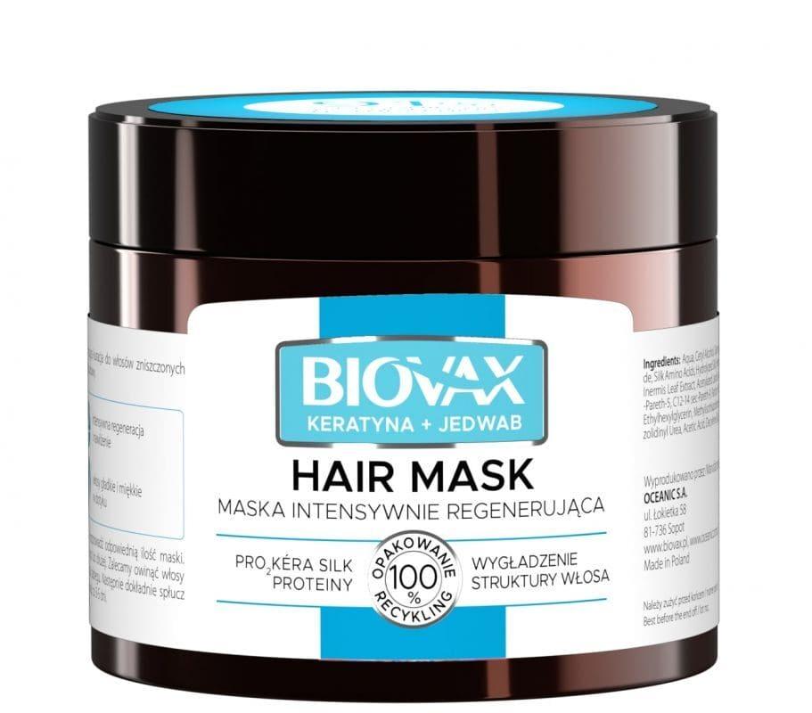 BIOVAX Keratin + silk Mask for dry and frizzy hair - UKDorf 