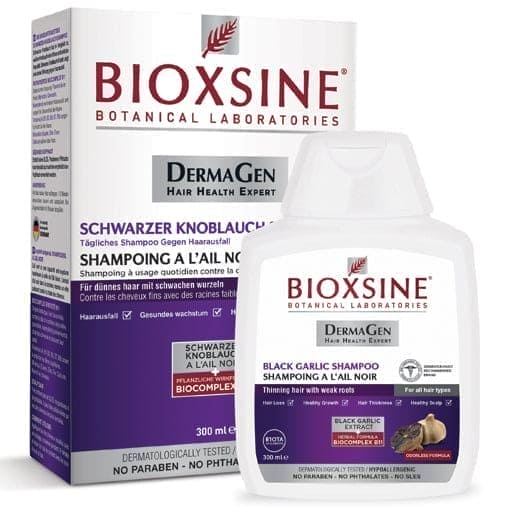 BIOXSINE DG black garlic shampoo g.Hair loss - UKDorf 