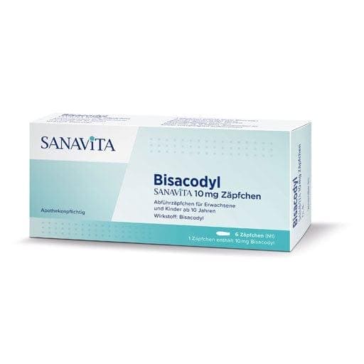BISACODYL SANAVITA 10 mg suppository (suppositories) - UKDorf 