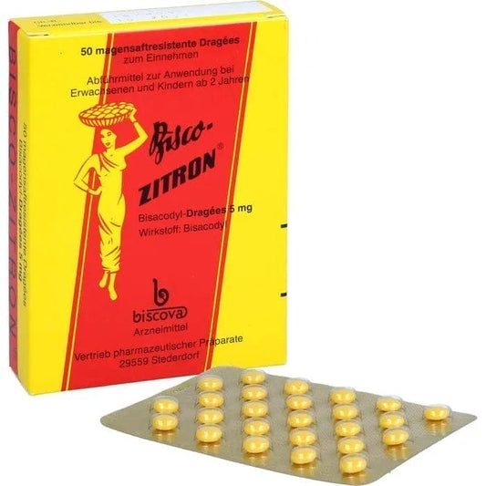 BISCO-ZITRON, bisacodyl, gastro-resistant dragees - UKDorf 