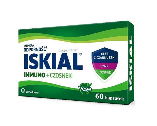 Black cumin seed oil, Iskial Immuno + Garlic capsules - UKDorf 