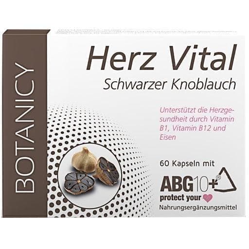 Black garlic, HERZ VITAL, heart and blood vessels capsules - UKDorf 