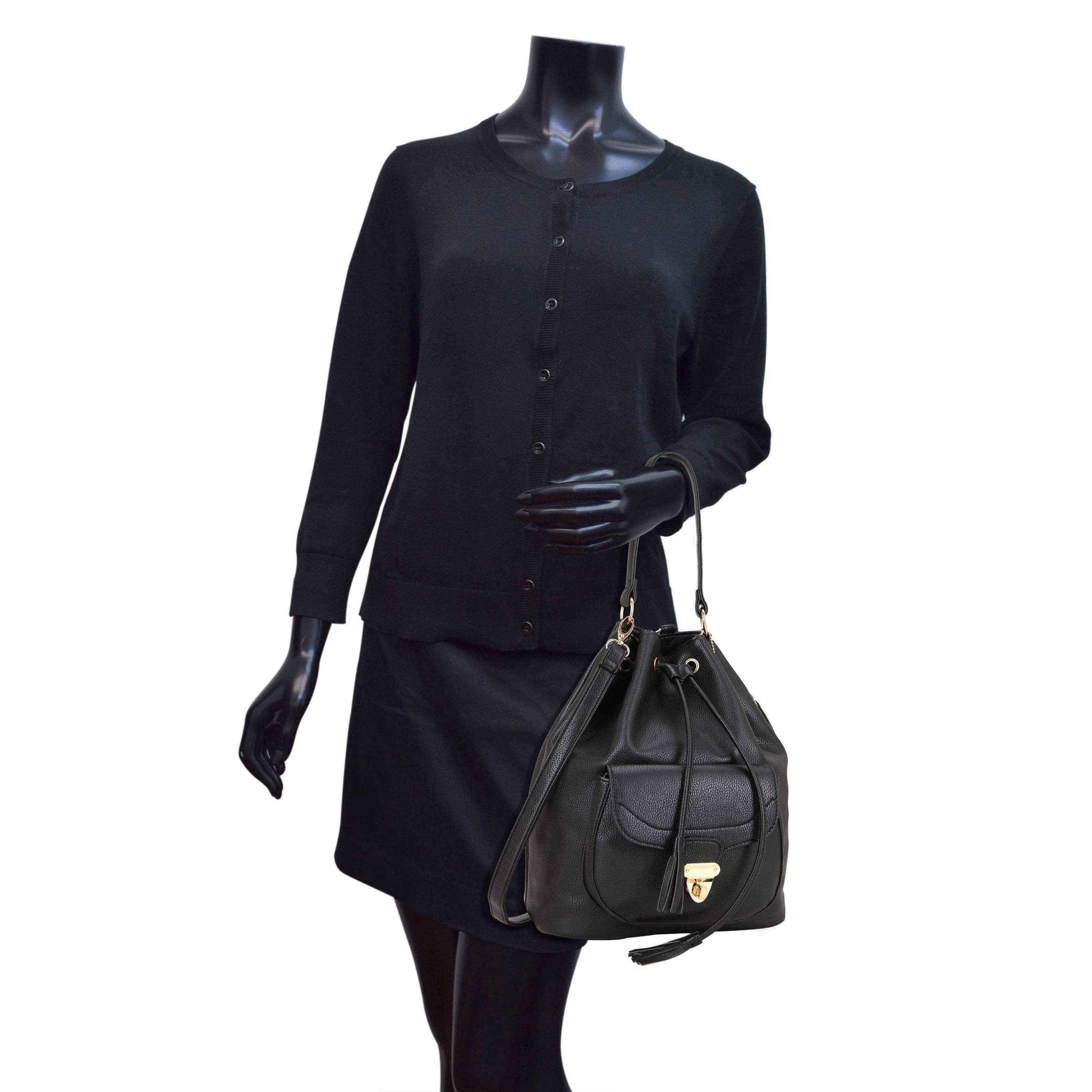 Black handbags | Pocket Handbag UK