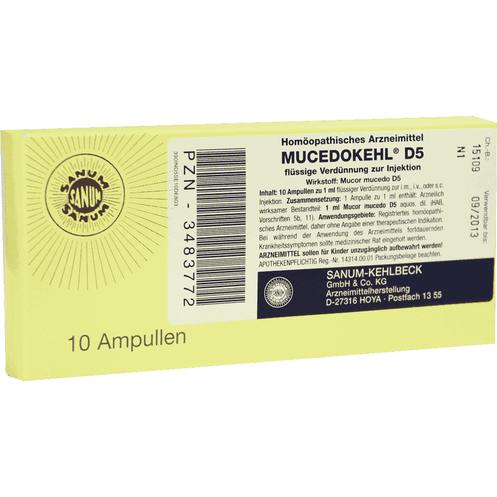Blood, pressure, heart, MUCEDOKEHL D 5 ampoules - UKDorf 