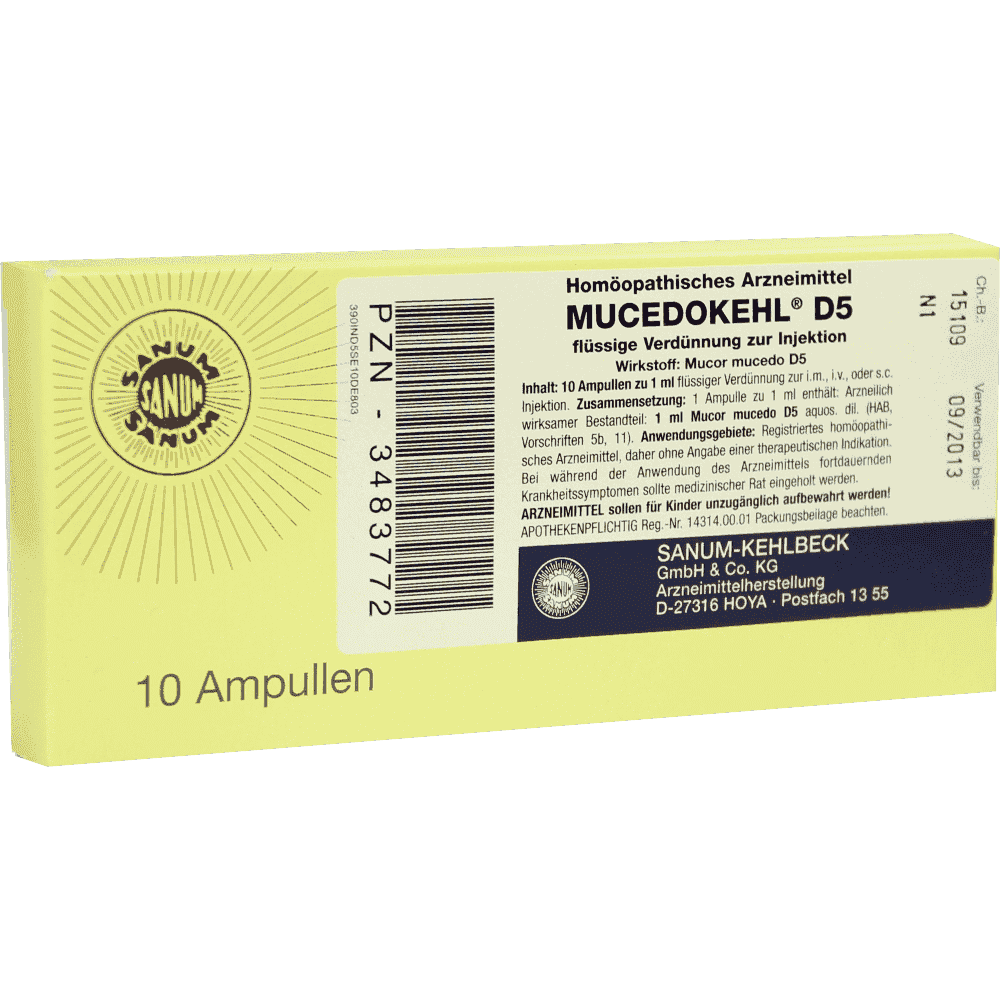 Blood, pressure, heart, MUCEDOKEHL D 5 ampoules - UKDorf 
