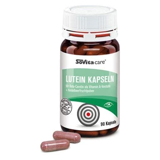 Blueberry, beta-carotene, SOVITA CARE Lutein Capsules - UKDorf 