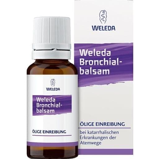 BRONCHIAL BALM Weleda, eucalyptus, peppermint, rosemary oil, sage oils, Dalmatian - UKDorf 