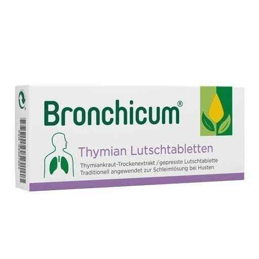 BRONCHICUM thyme lozenges 20 pc