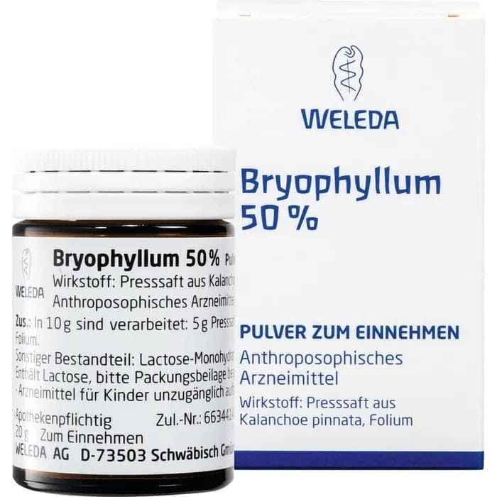 BRYOPHYLLUM 50% trituration, anticancer, kalanchoe pinnata leaf extract