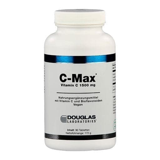 C MAX, Vitamin C, 1500mg L-ascorbic acid, Tablets - UKDorf 