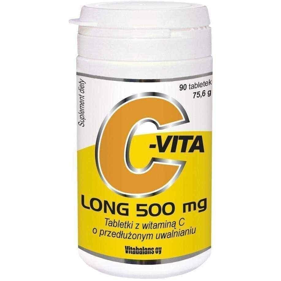 C-VITA Long 500mg x 90 tablets, vitalong c UK