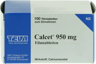 CALCET 950 mg film-coated tablets - UKDorf 