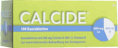 CALCIDE chewable, natural treatment for osteoporosis, osteoporosis treatment, calcium carbonate - UKDorf 