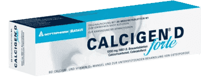 CALCIGEN D forte, osteoporosis, calcium carbonate, Colecalciferol - UKDorf 