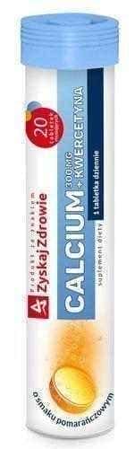 Calcium 300 + Quercetin x 20 effervescent tablets UK