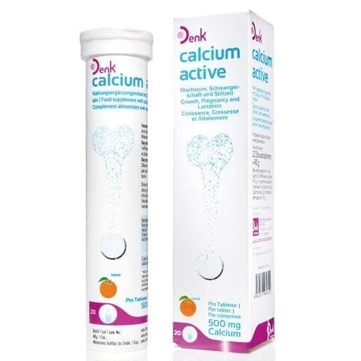 CALCIUM ACTIVE, calcium carbonate 500 mg effervescent tablets - UKDorf 