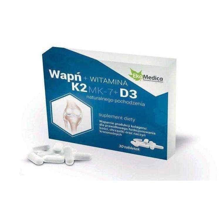 Calcium + D3 + K2 x 30 tablets UK