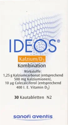 Calcium ions in muscle contraction, IDEOS chewable tablets - UKDorf 