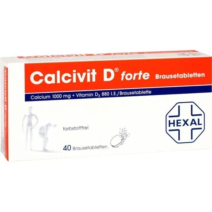 CALCIVIT D forte effervescent, natural treatment for osteoporosis, vitamin d3 and calcium - UKDorf 