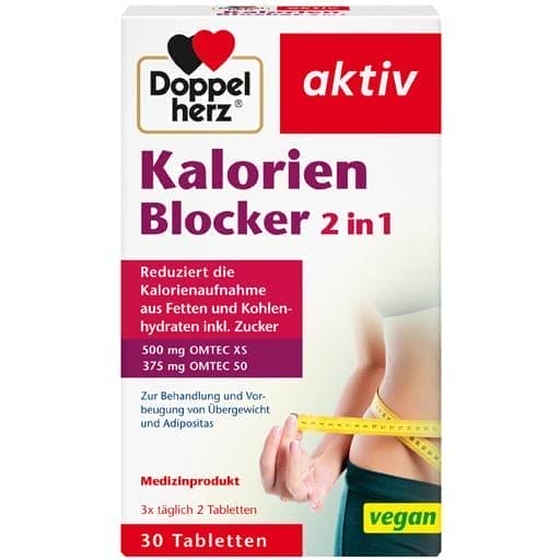 Calorie blocker 2in1 tablets, overweight and obesity - UKDorf 