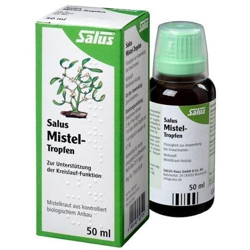 Cancer treatment, stress and anxiety, MISTLETOE HERB DROPS Salus - UKDorf 