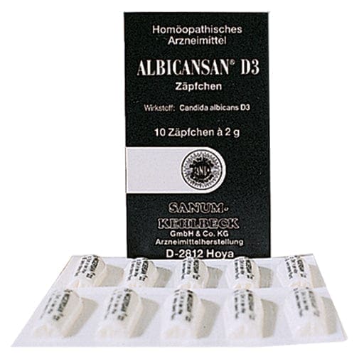 Candida albicans, ALBICANSAN 3X suppositories - UKDorf 