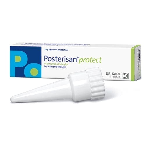 Care haemorrhoid relief ointment 25g, POSTERISAN protect ointment with anal dilator - UKDorf 