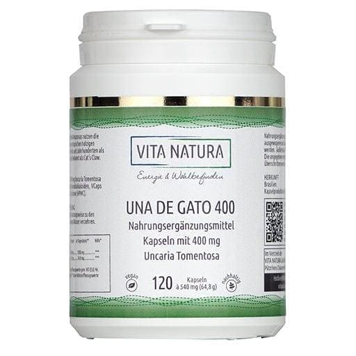 Cats Claw, Uncaria tomentosa, UNA DE GATO 400 mg capsules - UKDorf 