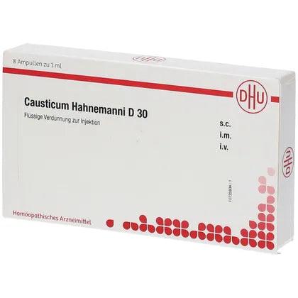 Causticum homeopathy, CAUSTICUM HAHNEMANNI D 30 ampoules - UKDorf 