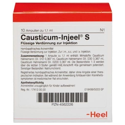 CAUSTICUM INJEEL S ampoules - UKDorf 
