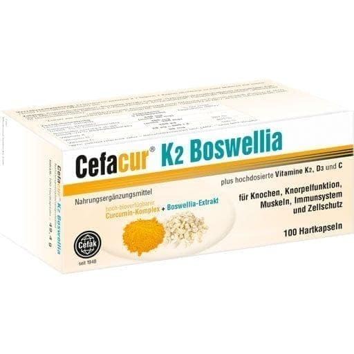 CEFACUR K2 Boswellia hard capsules 100 pcs - UKDorf 