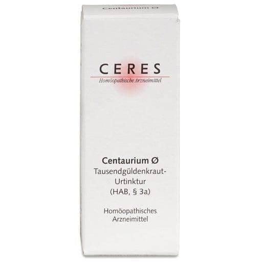 Centaurium drops, CERES, gall bladder problems, signs of liver problems - UKDorf 