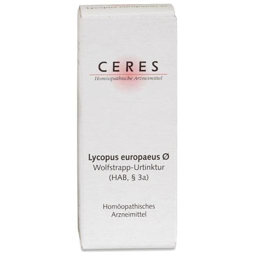 CERES Lycopus europaeus, hyperthyroidism treat, cough, pain in the ears, throat - UKDorf 