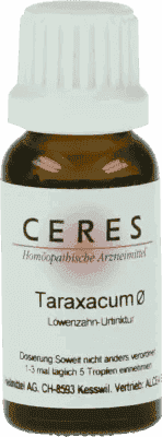 CERES Taraxacum, obesity, liver failure, rheumatism, gout, chronic eczema - UKDorf 