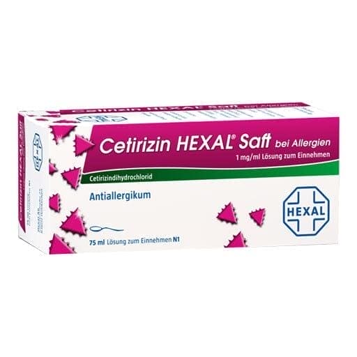 CETIRIZIN HEXAL juice for allergies - UKDorf 