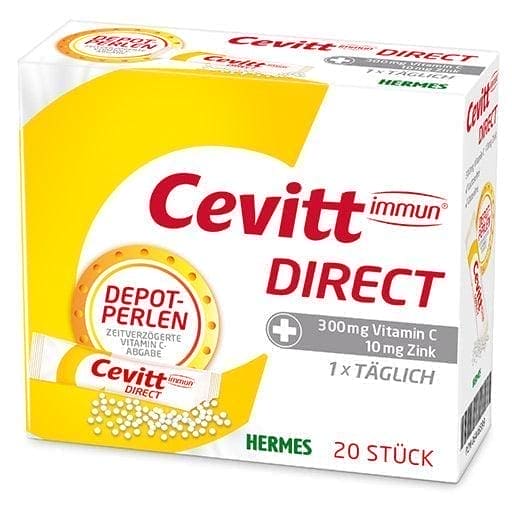 CEVITT immune DIRECT pellets, vitamin C, citrus flavonoids, zinc, histidine - UKDorf 