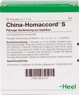 CHINA HOMACCORD S, constant headache tiredness and dizziness, weak, debility - UKDorf 