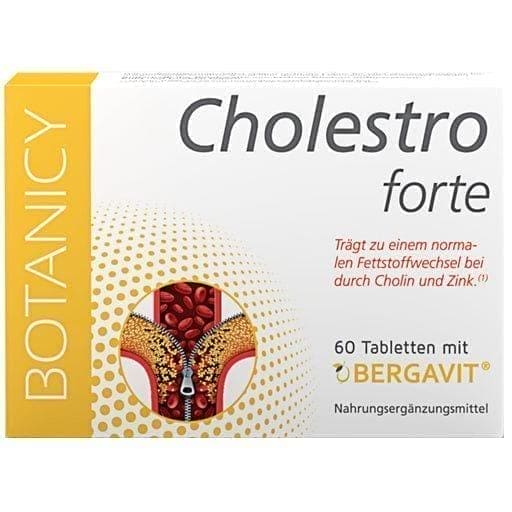 CHOLESTRO forte with BERGAVIT, citrus fruit “bergamot”, support homocysteine, fat metabolism - UKDorf 