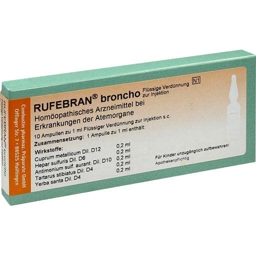 Chronic bronchitis, RUFEBRAN broncho ampoules - UKDorf 