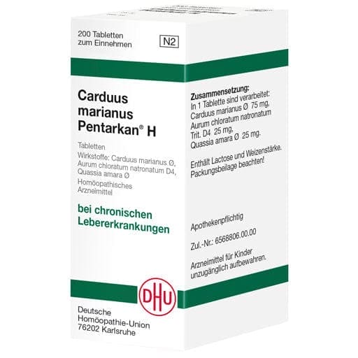 Chronic liver disease, CARDUUS MARIANUS PENTARKAN H tablets - UKDorf 