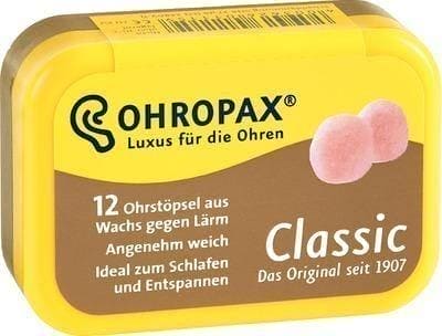Chropax ear plugs noise protectors UK