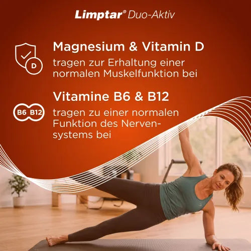 cinchona bark extract and 300 mg magnesium, LIMPTAR Duo-Active Tablets 30 pcs