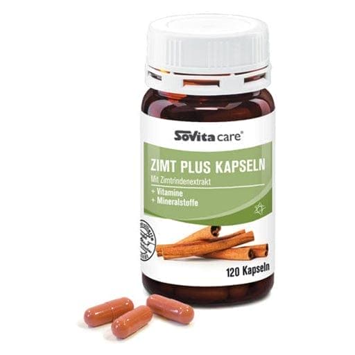 cinnamon bark extract + vitamins + minerals, SOVITA CARE Cinnamon Plus Capsules - UKDorf 