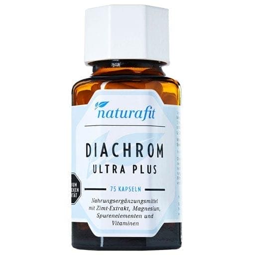 Cinnamon, magnesium, vitamins, NATURAFIT Diachrom Ultra Plus capsules - UKDorf 