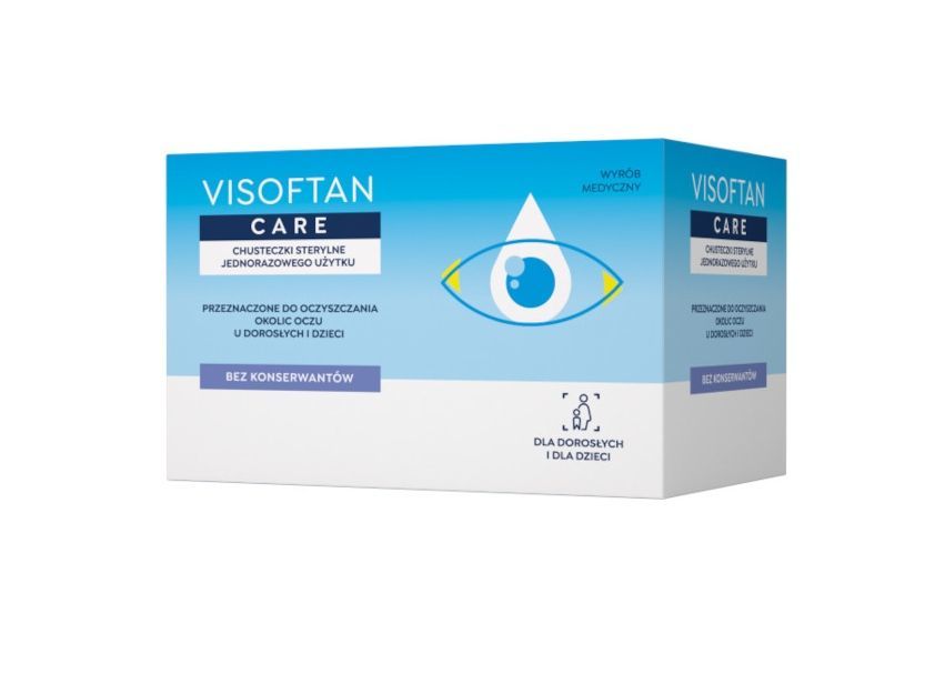 cleanse eye wipes Visoftan Care Sterile Wipes 20 pcs