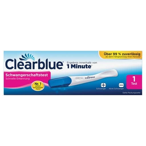 CLEARBLUE pregnancy test fast detection, QUICK IDENTIFICATION - UKDorf 